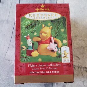 NWT - 2000 Piglets Jack in the Box Hallmark Keepsake Ornament